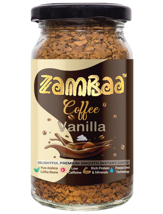 Zambaa Coffee Vanilla Instant Coffee 50 gm