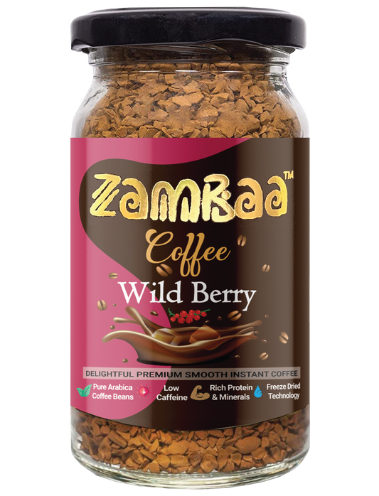 Zambaa Coffee Wild Berry Instant Coffee 50 gm